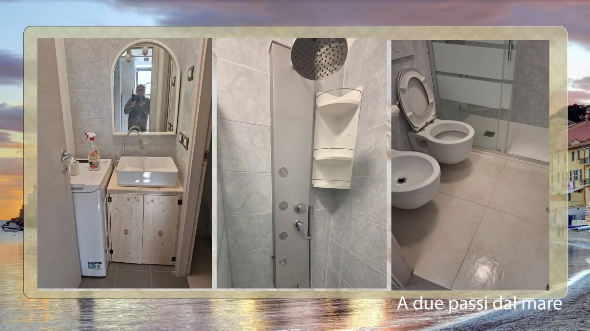 Bagno con doccia idromassaggio - Due Passi dal Mare - Due Passi dal Mare Sestri Levante