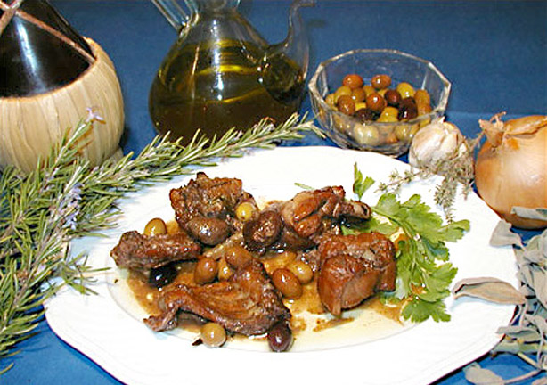 Coniglio alla Ligure